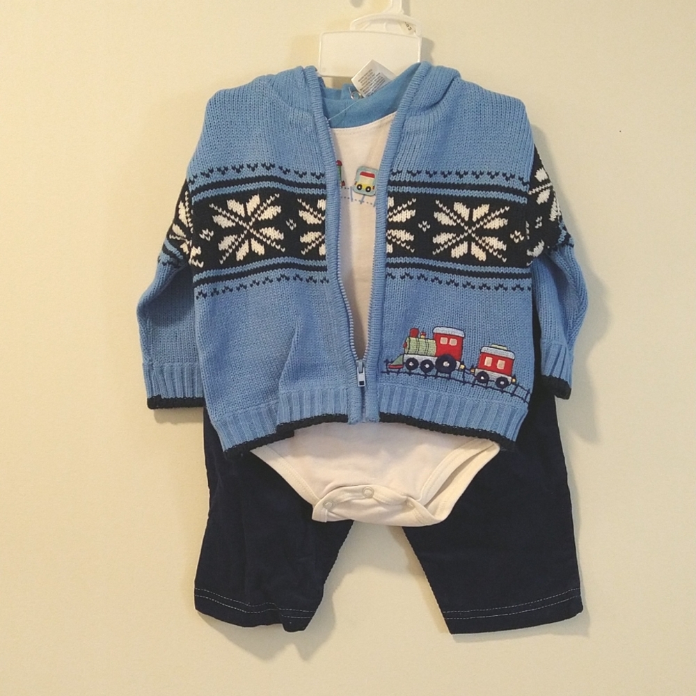 Boys 3 Piece Clothing Set, New With Tags, 6-9M